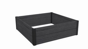 Keter groenten, verhoogd grafiet maple square 106 x 106 x 32cm