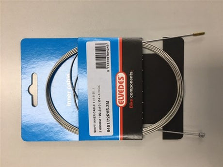 Versnellings binnenkabel rvs 2 nippels 3 meter 6451 72rvs 3m