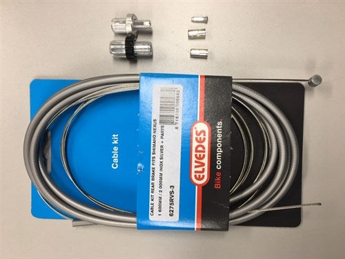 Elvedes A-Brake Cable Nexus Silver rostfritt stål 6275RVS-3