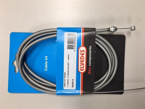 Elvedes Brake Cable Conjunto trasero 6444-3 Universal 1700 2000 mm de gris