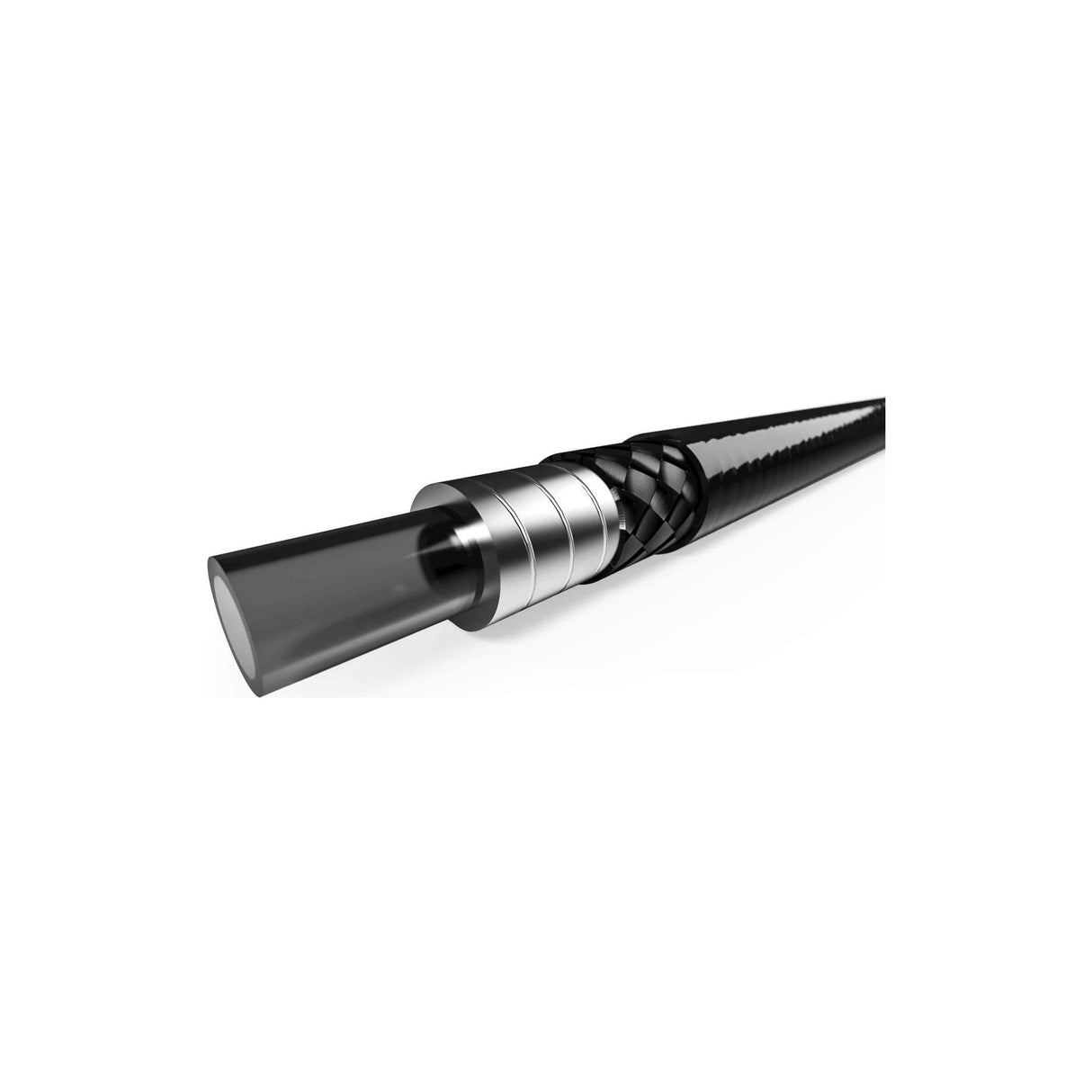 Elvedes Rem buitenk 5mm zilver (10m)titan.gevlocht.182040-10