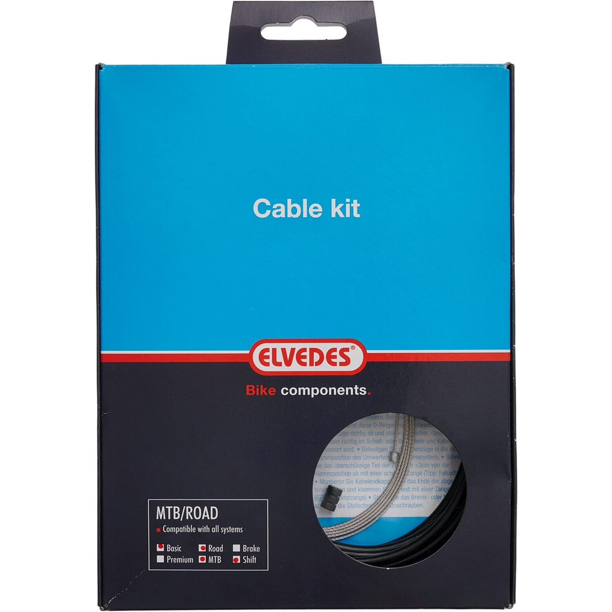 Elvedes Switch Cabel Kit Univ. Sort 2021040