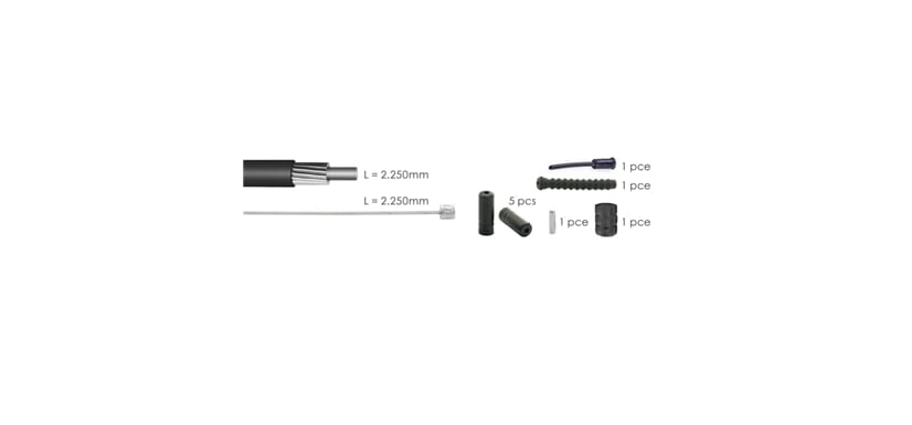 ELVEDEDE SPOLEČNOST CABEL KIT UNIV. Černá 2021040