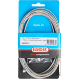 Trommelrem kabelkit Elvedes 1700mm 2250mm RVS - zilver (op kaart)