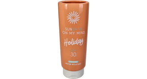 Vase sunscreen fine earthenware orange 8x6.9x20.8cm