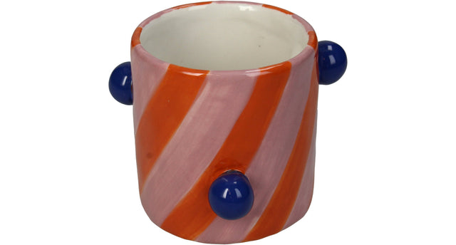 Planter stoneware multi 10.2x10.2x8cm