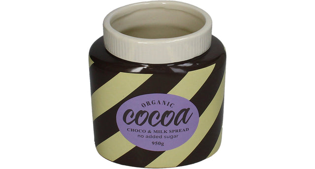 Planter cocoa fine earthenware multi 16.5x13.2x17cm