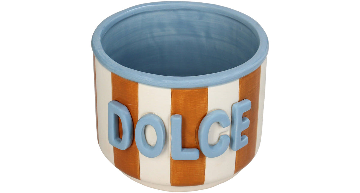 Planter dolce dolomite multi 14.2x14.2x11.5cm