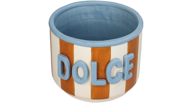 Planter dolce dolomite multi 14.2x14.2x11.5cm