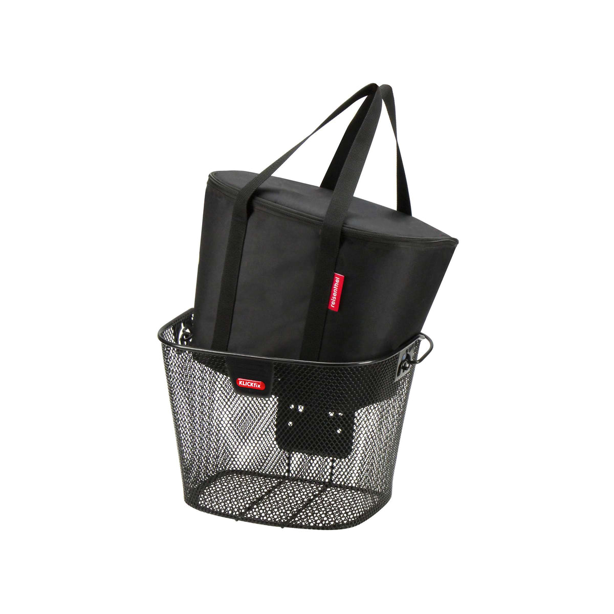 Klickfix koeltas voor mandtas 16l twist zilver