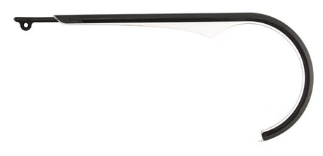 Herrmans kettingscherm slyde 38t icnl. tail piece - mat zwart