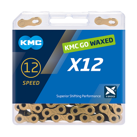 Kmc x12 waxed - ti-n - gold black