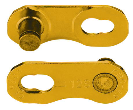 Kmc verschlussglied connector flatnr gold 2pcs card