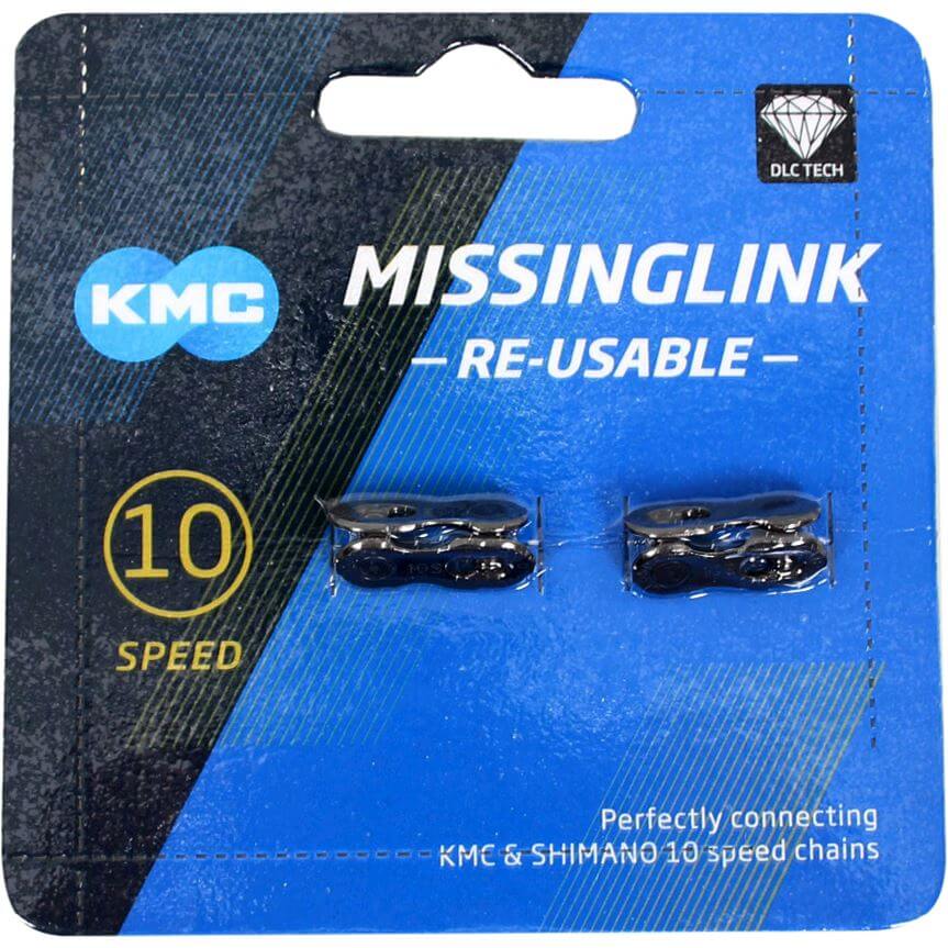 KMC Missinglink 10 DLC - 10 -speed chain connector, 5.88 mm, black