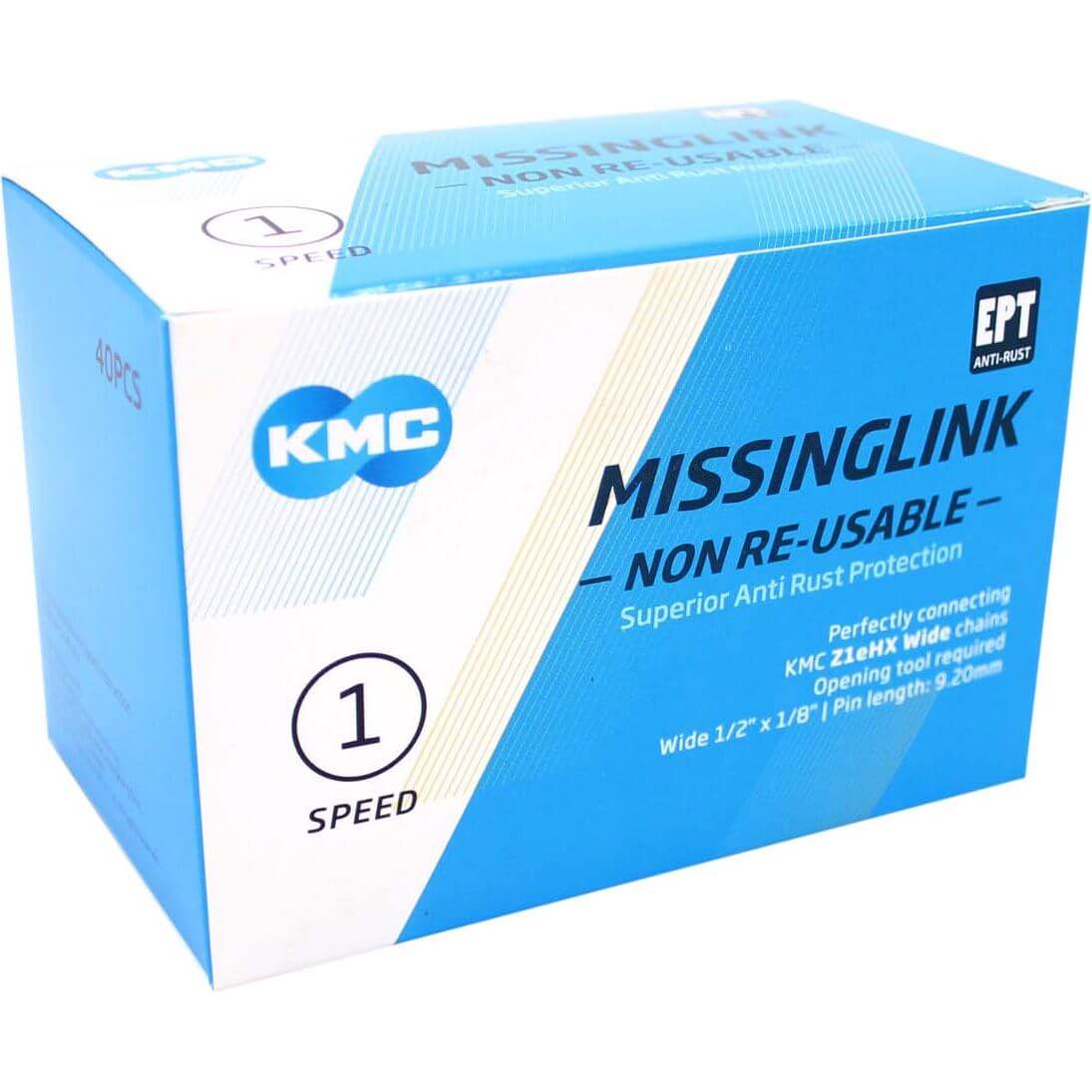 KMC Sloesschipl MissingLink Z1EHX NR EPT SILVER (40)