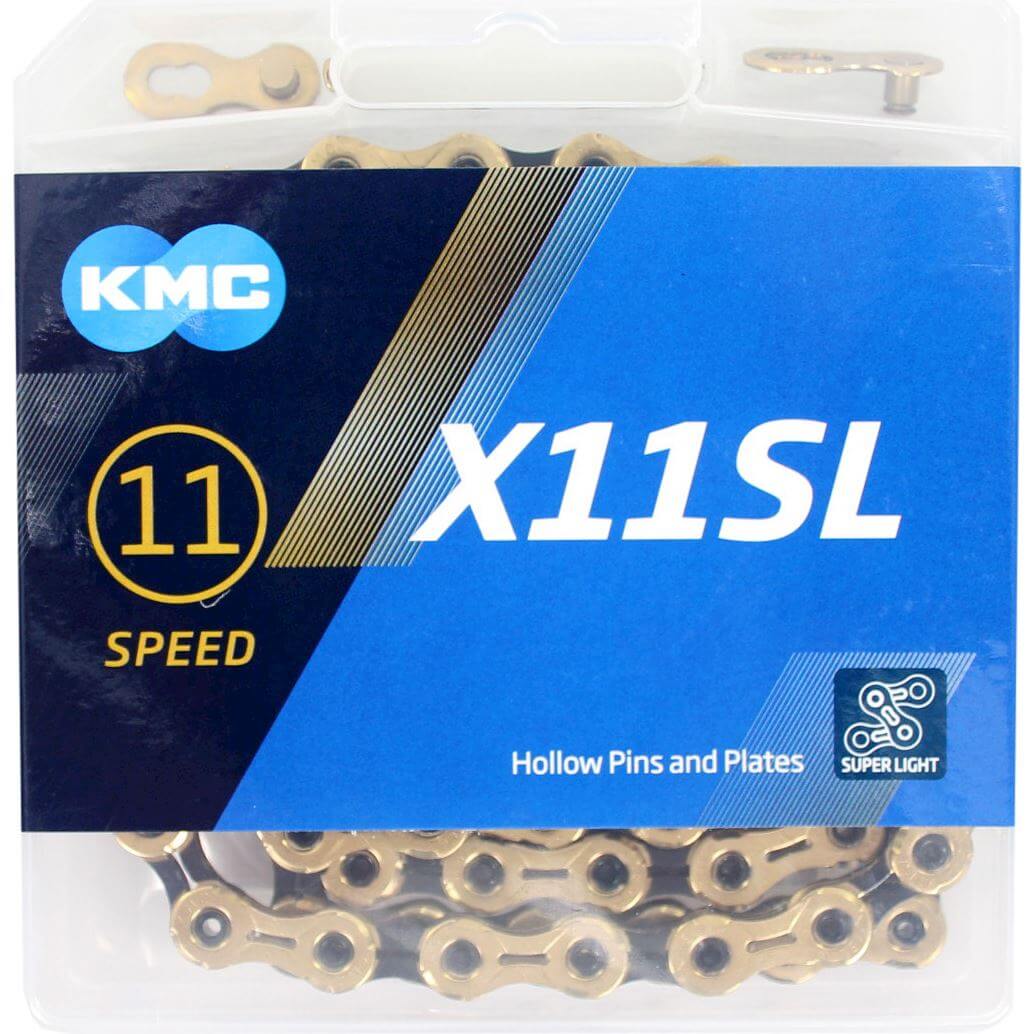 KMC Bicycle chain X11SL Ti-N Gold Black