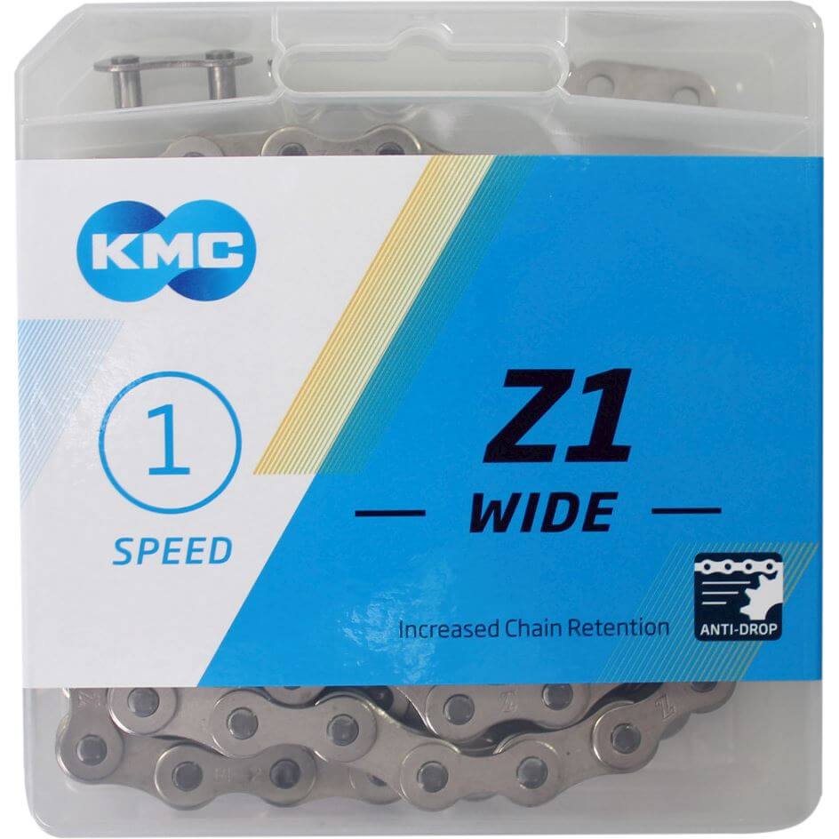 KMC Ketting 1 2-1 8 112 Z1 breites Silber