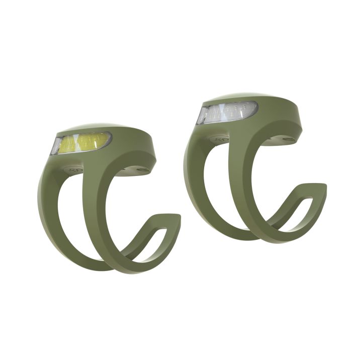 Knog frog usb twinpack - jacket green