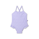 Leopard | lila meisjes uv meisjes badpak