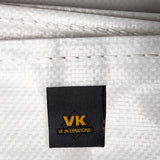 Couverture de protection des vélos VK (2) blanc avec anneaux