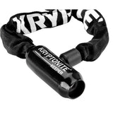 Kryptonite keeper 585-ketting met geïntegreerd slot – kettingslot fiets – fietsslot met ketting elektrische fiets – 85 cm – staal – zwart