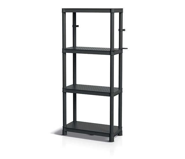 Prosperplast stackaro massief rek kss60l4 zwart