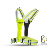 Outwet Safer Sport Vest førte USB Neongeel One Størrelse