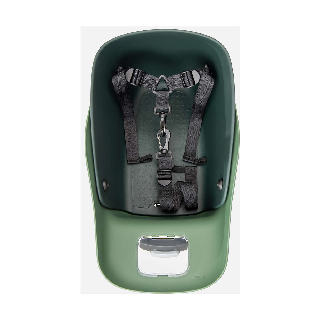 Kvisp hondenfietsmand met harnas s forest green