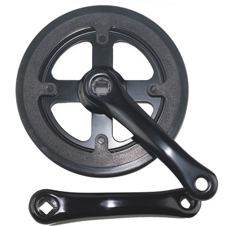 Hulzebos cycle parts b.v. lasco crankset 32t 155mm dubbele beschermrand zwart