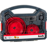 KWB hole saw set 8-piece