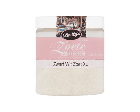 Kindly's zwart wit zoet jumbo potje (12 stuks)
