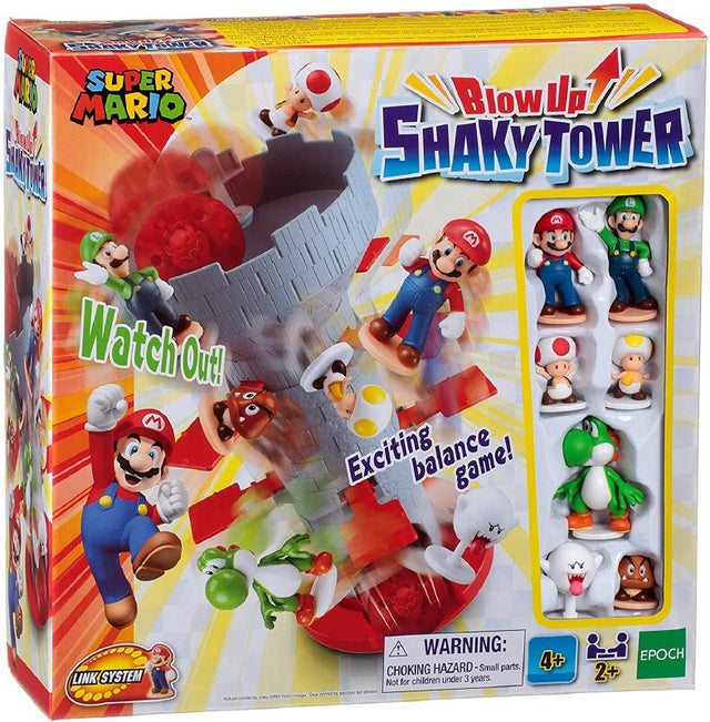 Epoch super mario shaky tower blow up
