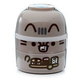 Union pusheen - gestapelde ronde bento box lunchtrommel