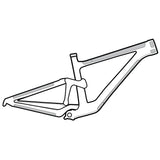 Lizard skins clear protective frame wrap - frame kit