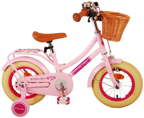 Volare Volare Children's Bike Girls 12 Inch Pink