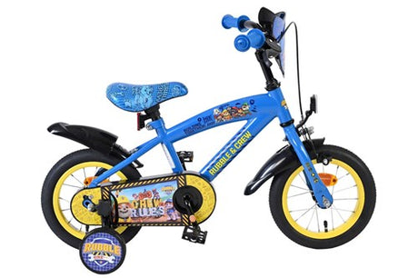 Paw patrol rubble en crew fiets 12 blauw 41204
