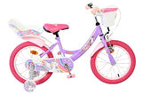 Volare unicorn kinderfiets - meisjes - 16 inch - paars