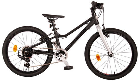 Volare Dynamic Kinderfiets - Jongens - 20 inch - Mat Zwart - 7 Versnellingen - Prime Collection