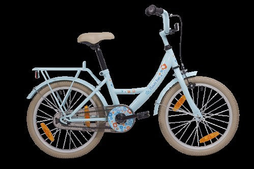 Bikefun para bicicleta infantil 18 flor divertida azul