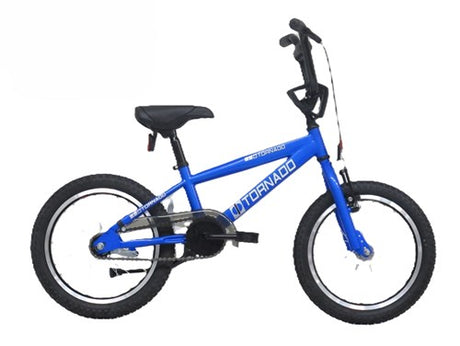 Tornado 16 inch bmx cross fiets blauw 2000161