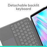 Logitech combo touch ipad air 11 (m2), ipad air (4e en 5e
