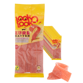 Look o look look-o-look zure matten aardbei (18x125gr)