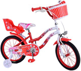 Volare les belles filles pour enfants 16 pouces blanc rouges