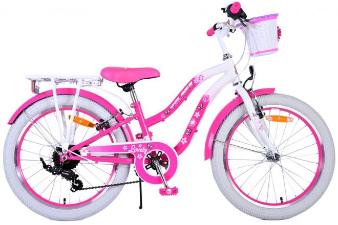 Volare Lovely Children's Bike Girls 20 Zoll Pink 7 Zahnräder