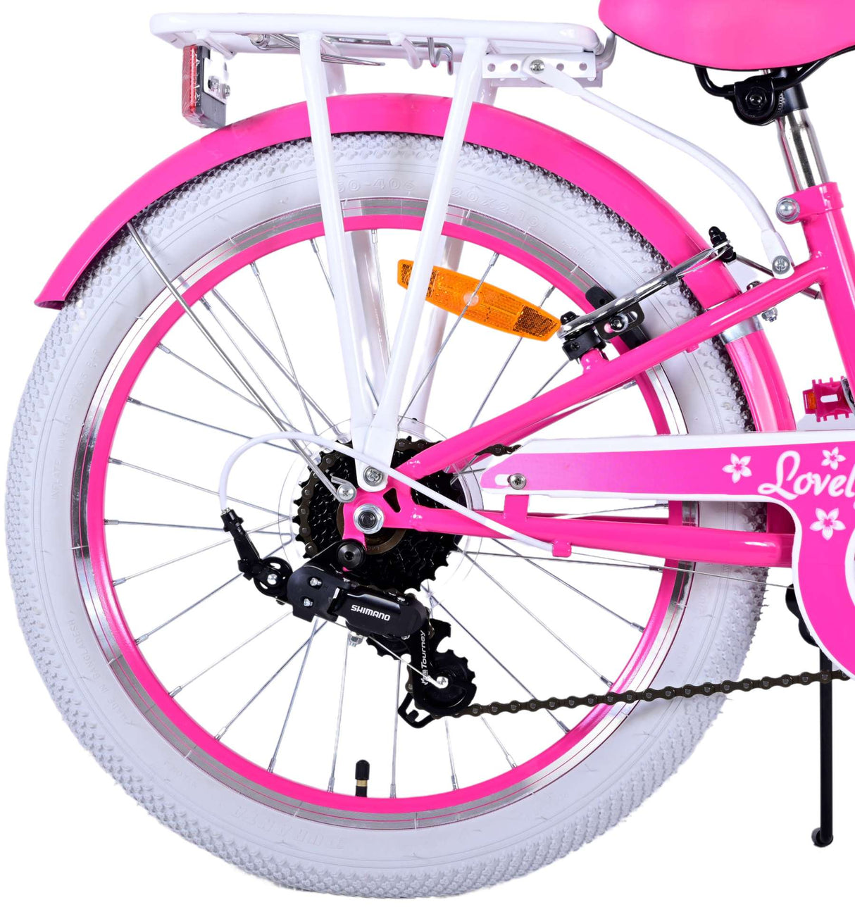 Volare Lovely Children's Bike Girls 20 pulgadas Pink 7 Gears