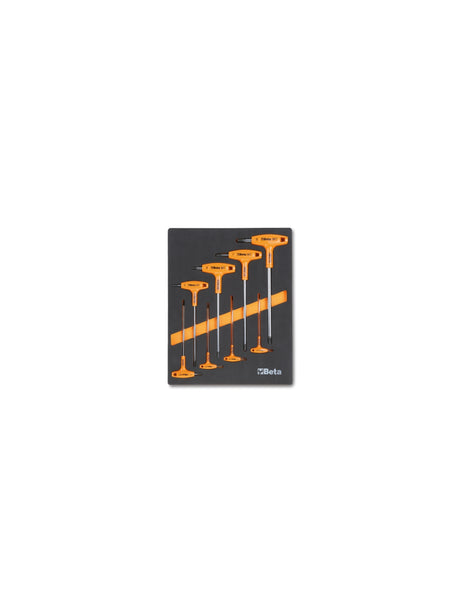 Beta inbussleutel set t handvat 8-delig met inlay