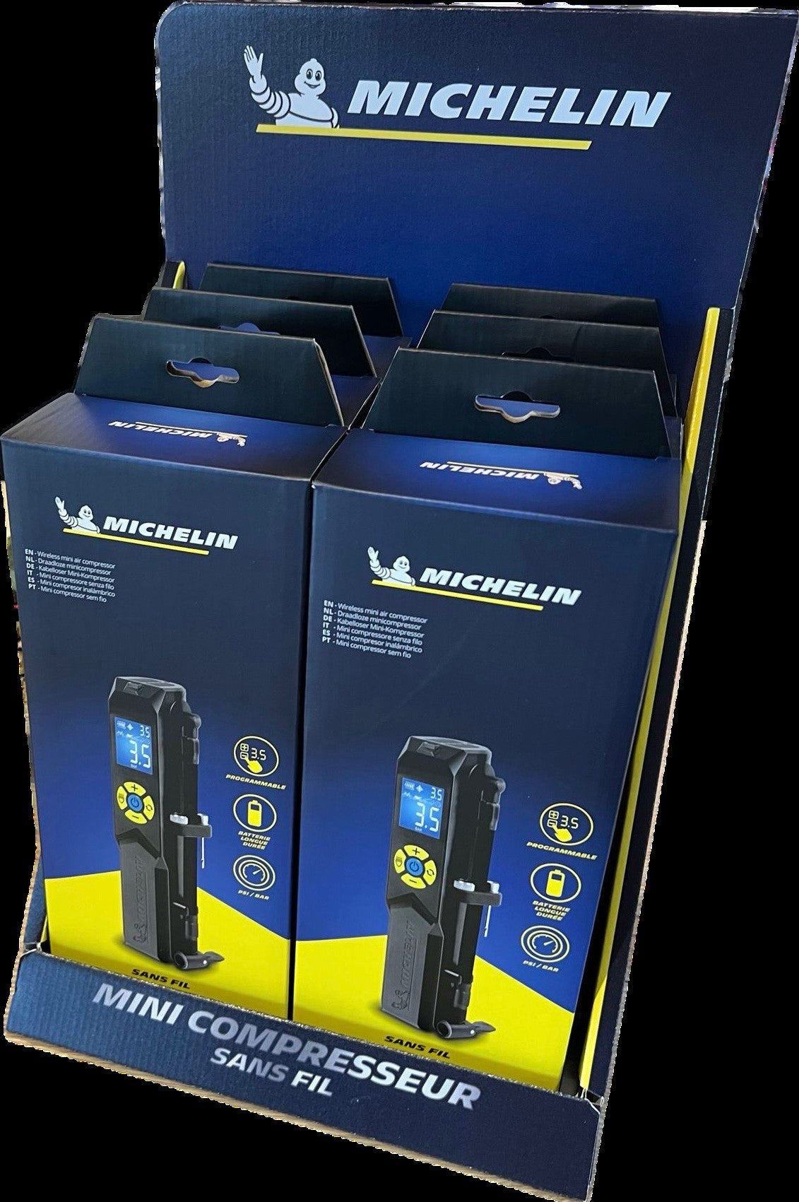 Display Michelin avec mini-compresseur de batterie (6)