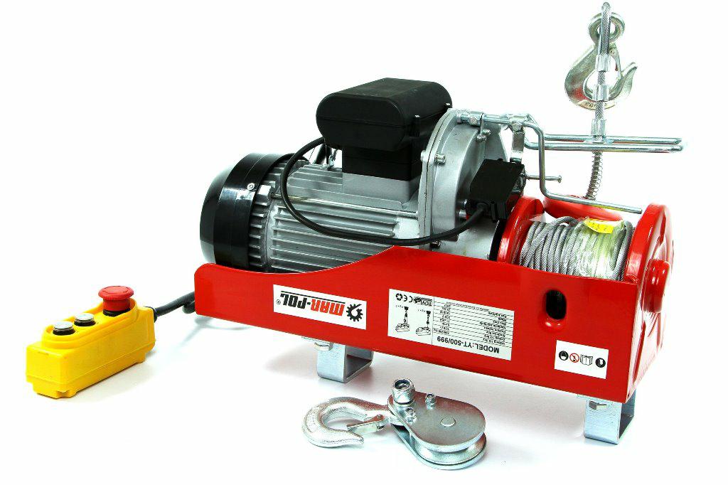 Elektrische lier 500 1000kg mar-pol
