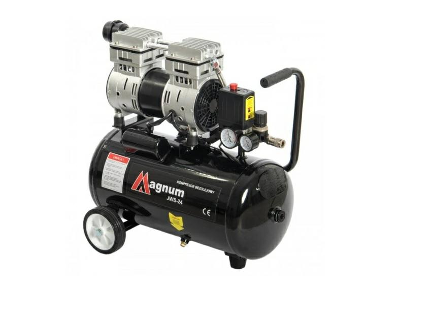 Olievrije compressor gedempt jws-24 750w 24l