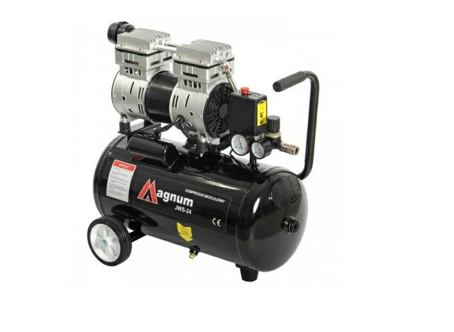 Olievrije compressor gedempt jws-24 750w 24l
